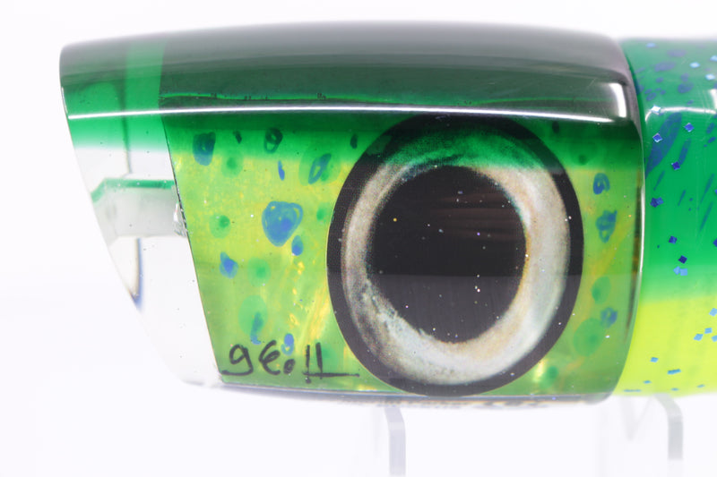Marlin Magic Mahi Mahi MOP Green Back Large Ruckus 14" 13oz Skirted Mahi