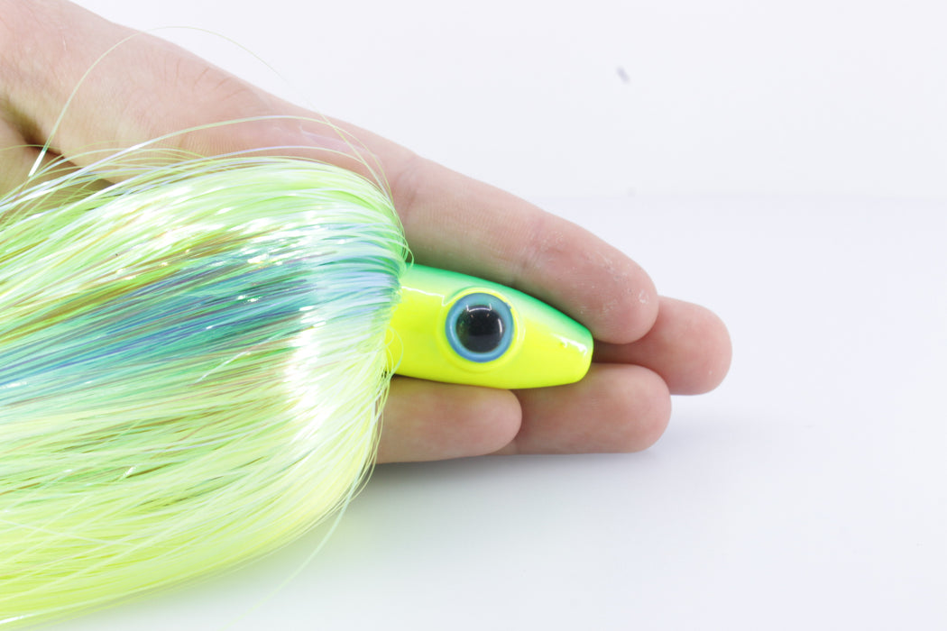 Magictail Outfitters Hoomagic Ballyhoo Lures Custom Green-Ice Blue-Chartreuse