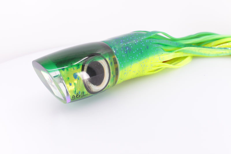 Marlin Magic Mahi Mahi MOP Green Back Large Ruckus 14" 13oz Skirted Mahi