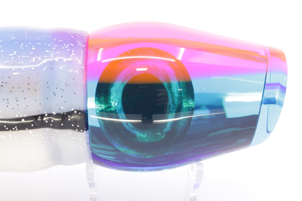 Moyes Lures Blue Mirrored Pink Back Taxi Eyes XL Sumo 16" 20.5oz Skirted Gay Bob