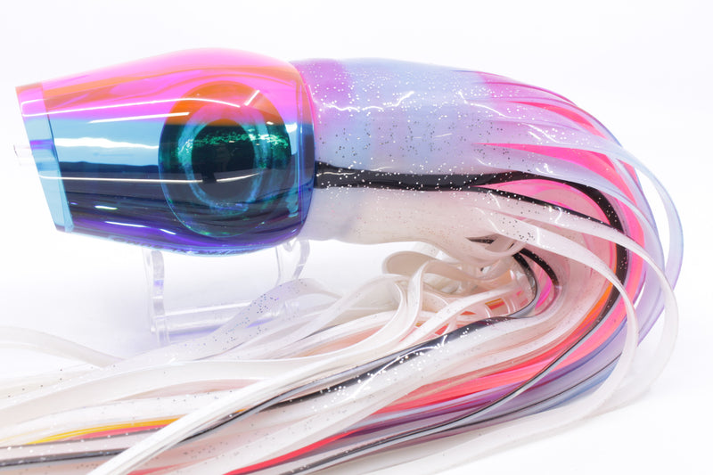 Moyes Lures Blue Mirrored Pink Back Taxi Eyes XL Sumo 16" 20.5oz Skirted Gay Bob