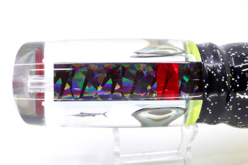Aloha Lures Clear Mirrored Taxi Eyes Smash Bait 14" 12oz Skirted Magic Johnson