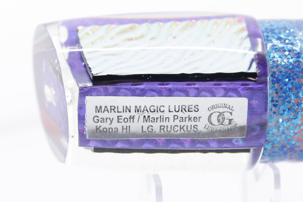 Marlin Magic Purple-Blue Lava Large Ruckus 14" 13oz Skirted Purple-Blue-Pink