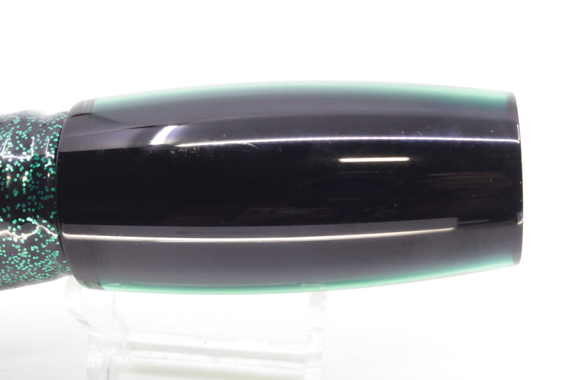 Moyes Lures Green MOP Black Back Large Shotgun 12" 7.8oz Skirted Black/Green