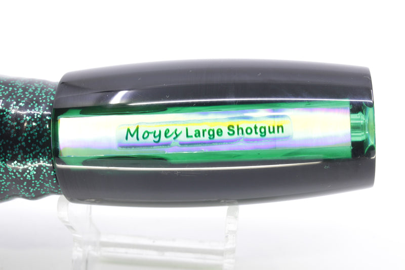 Moyes Lures Green MOP Black Back Large Shotgun 12" 7.8oz Skirted Black/Green