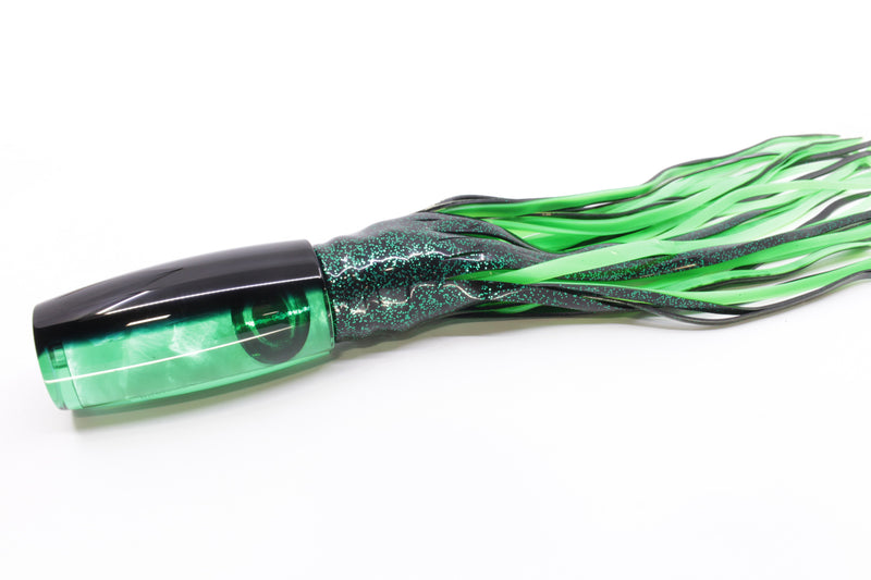 Moyes Lures Green MOP Black Back Large Shotgun 12" 7.8oz Skirted Black/Green