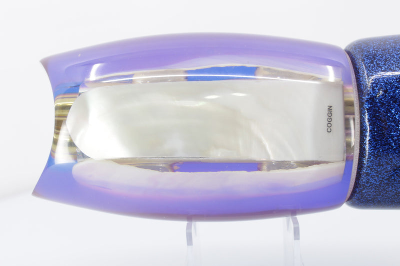 Coggin Lures White MOP Blue Back Pink Line Tado 16" 21.4oz Vinyl Blue EZ-K