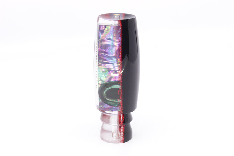 Moyes Lures Rainbow MOP Black-Red Back Large Shotgun 12" 4.7oz