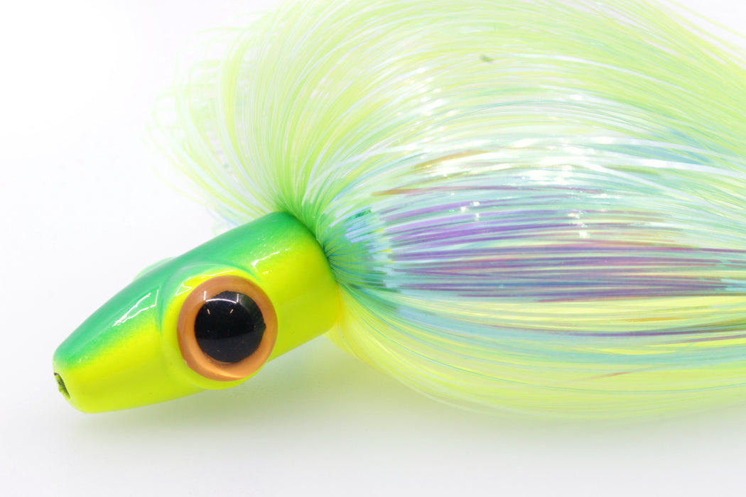 Magictail Outfitters Hoomagic Ballyhoo Lures Custom Green-Ice Blue-Chartreuse