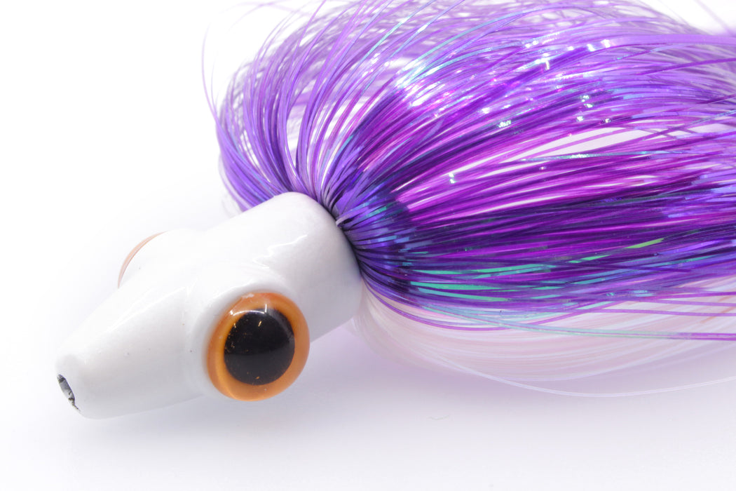 Magictail Outfitters Hoomagic Ballyhoo Lures Custom Purple-White