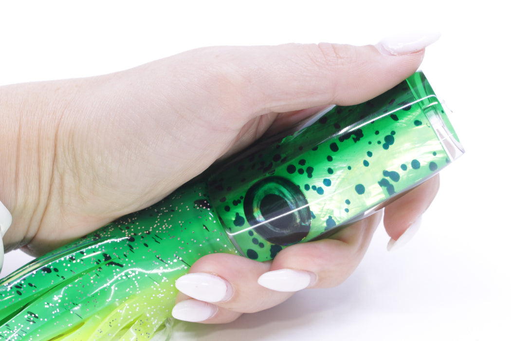 Moyes Lures Mahi MOP Green Back Medium Shotgun 10" 6.2oz Skirted Mahi