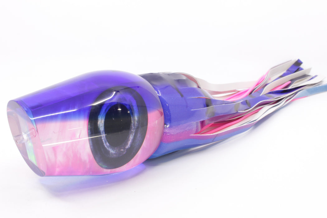 Moyes Lures Pink MOP Blue Back Sumo Teaser 26.3oz Fire Tailz Vinyl Blue Dream