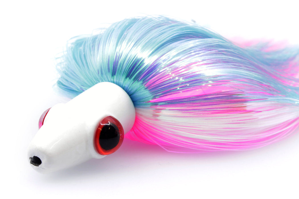 Magictail Outfitters Hoomagic Ballyhoo Lures Custom Ice Blue-White-Pink