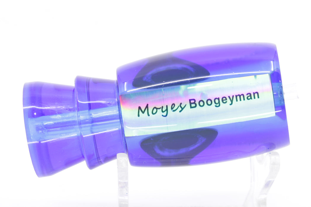 Moyes Lures Ice Blue MOP Blue Back Taxi Eyes Boogeyman 12" 4oz
