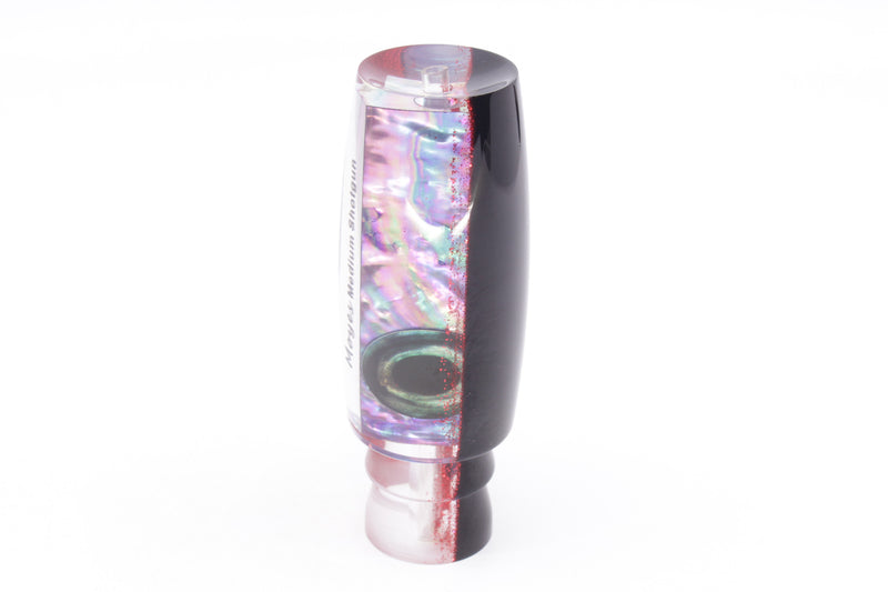 Moyes Lures Rainbow MOP Black-Red Back Medium Shotgun 10" 3.3oz