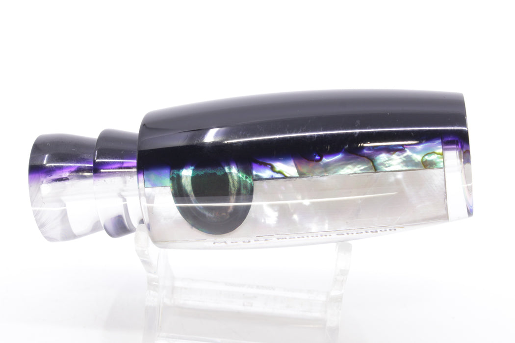 Moyes Lures Skipjack Paua-MOP Black-Purple Back Medium Shotgun 10" 3.3oz
