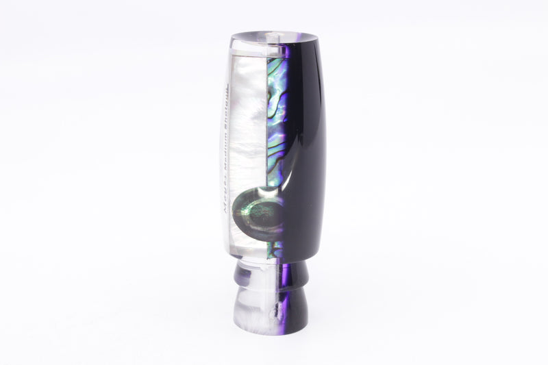 Moyes Lures Skipjack Paua-MOP Black-Purple Back Medium Shotgun 10" 3.3oz