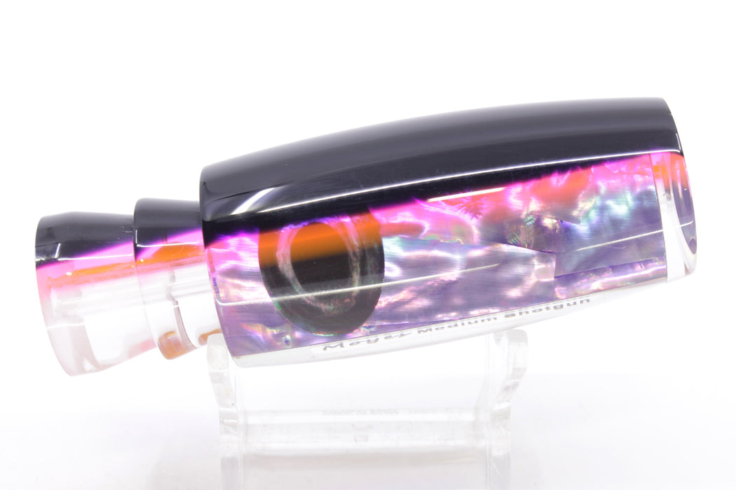 Moyes Lures Rainbow MOP Black-Pink Back Medium Shotgun 10" 3.3oz