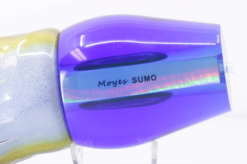 Moyes Lures Blue MOP Dark Blue Back Sumo Teaser 26.3oz Fired Tailz Vinyl Yellowfin