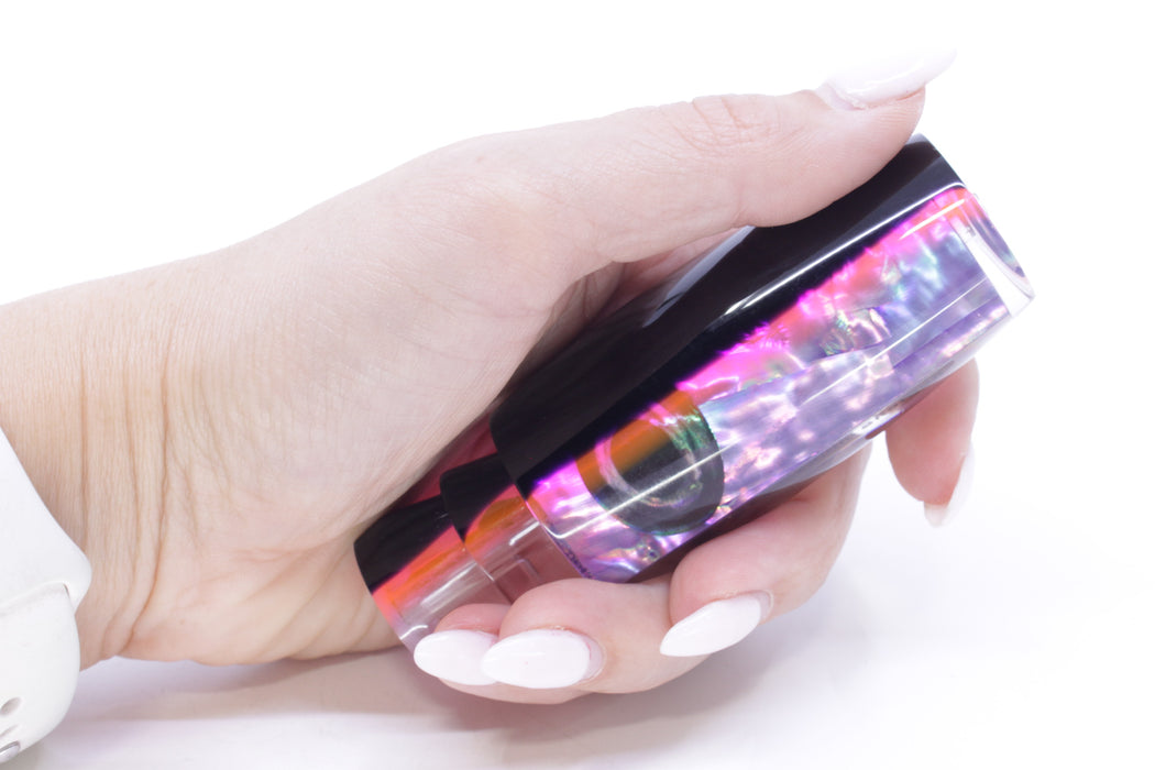 Moyes Lures Rainbow MOP Black-Pink Back Medium Shotgun 10" 3.3oz