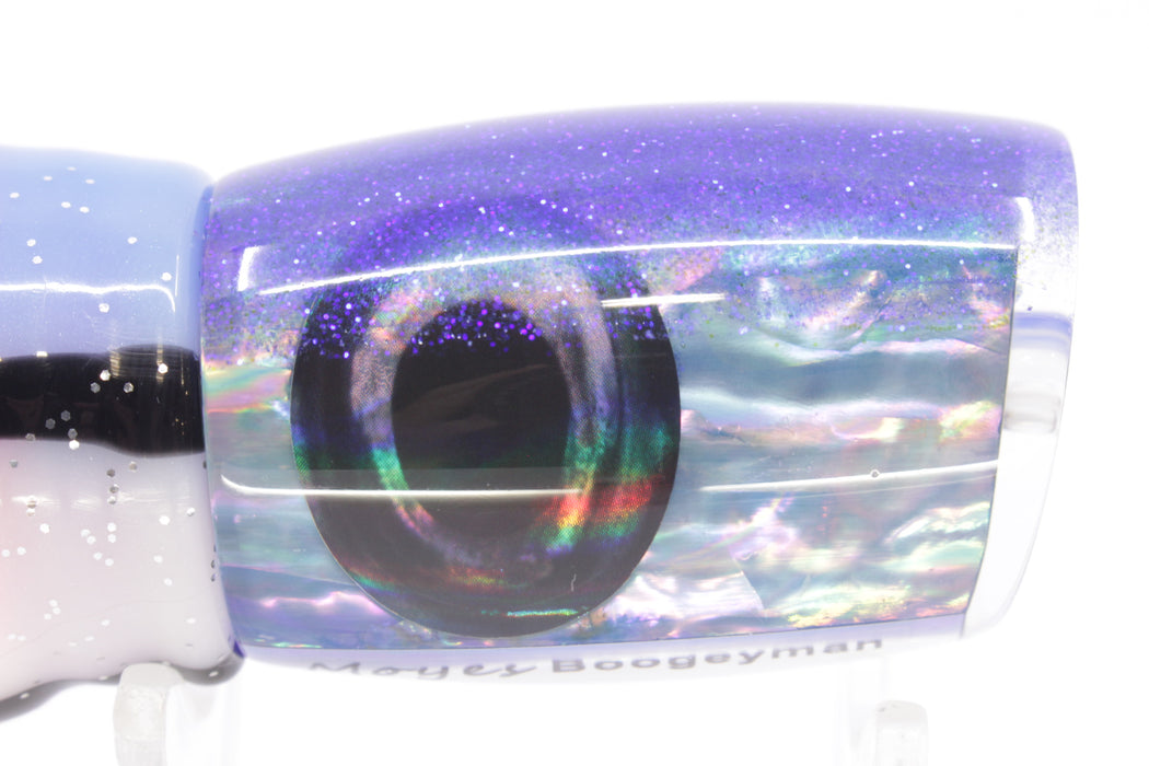 Moyes Lures Rainbow MOP Blue Back Taxi Eyes Boogeyman 12" 7oz Skirted Gay Bob