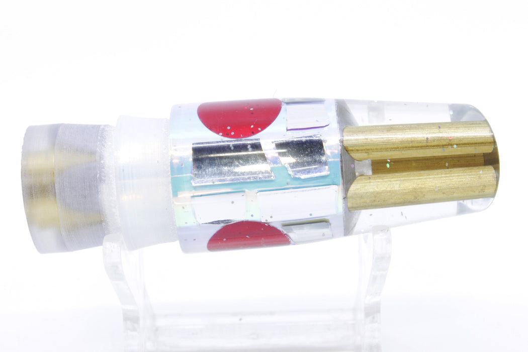 Tanigawa Lures Ice Rainbow Cracked Glass 2-Hole Slant 7" 5oz Head Only EZ-K