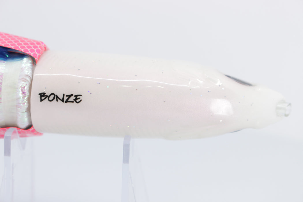 Bonze Lures Strawberry Pearl Weapon X 12" 9.6oz Flashabou with Wings