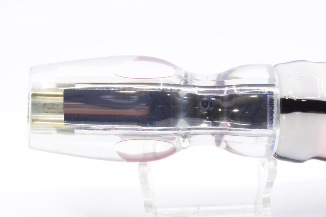 Coggin Lures Clear Mirrored 4-Hole Bob Knob 12" 10oz Skirted Gay Bob