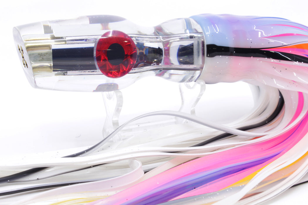 Coggin Lures Clear Mirrored 4-Hole Bob Knob 12" 10oz Skirted Gay Bob