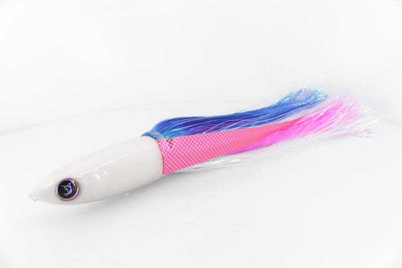Bonze Lures Strawberry Pearl Weapon X 12" 9.6oz Flashabou with Wings
