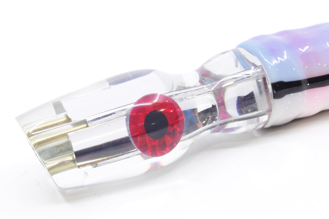 Coggin Lures Clear Mirrored 4-Hole Bob Knob 12" 10oz Skirted Gay Bob