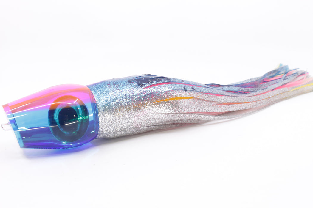 Moyes Lures Blue Mirrored Pink Back Taxi Eyes Large Sumo 14" 13.8oz Skirted