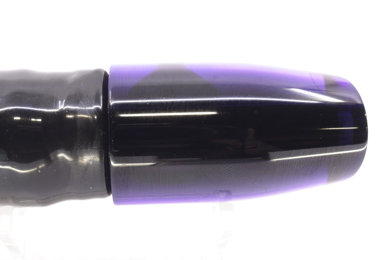 Moyes Lures Purple Mirrored Black Back Small Plunger 9" 5oz Skirted Skipjack
