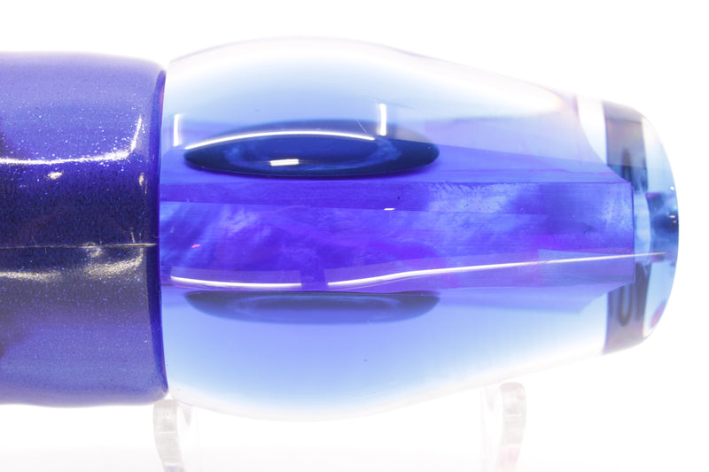 Moyes Lures Pink MOP Blue Back Taxi Eyes Large Sumo 14" 10.3oz Fire Tailz Vinyl Blue Dream