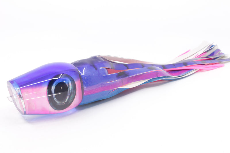 Moyes Lures Pink MOP Blue Back Taxi Eyes Large Sumo 14" 10.3oz Fire Tailz Vinyl Blue Dream
