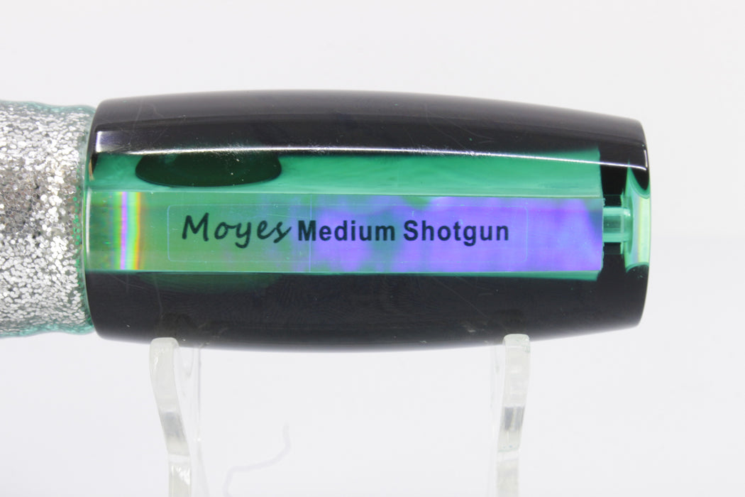 Moyes Lures Green MOP Black Back Medium Shotgun 10" 6.2oz Skirted