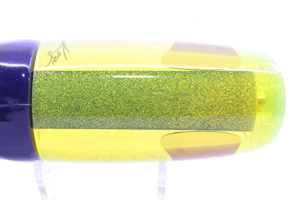 Koya Lures Chartreuse Starburst Medium Poi Dog 14" 10oz Fired Up Vinyl Yellowfin