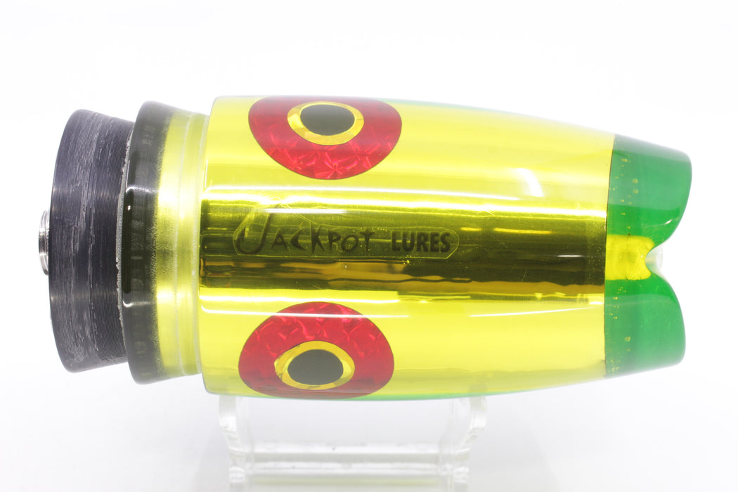 Jackpot Lures Yellow Chrome Green Back Cameltoe 14" 7.4oz