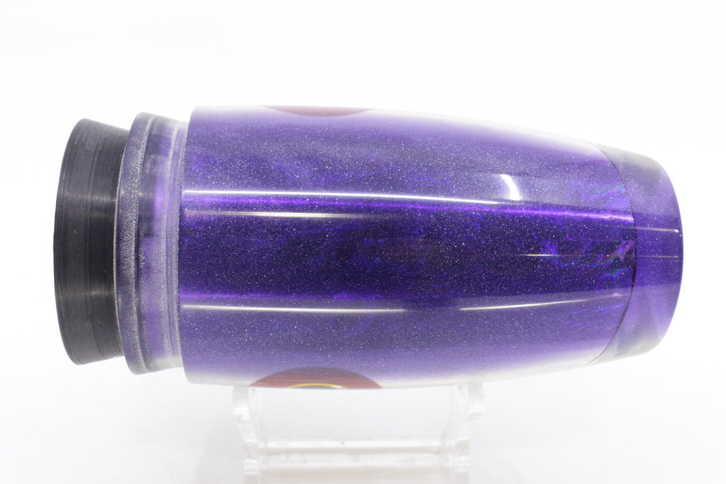 Jackpot Lures Silver Rainbow Swirl Purple Back Cameltoe 14" 7.4oz