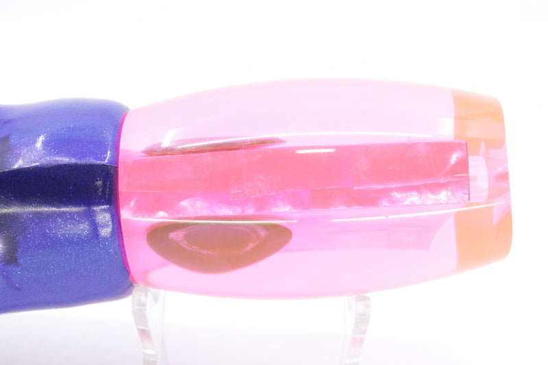 Moyes Lures Pink Resin MOP Taxi Eyes Large Argus 14" 8.5oz FT Vinyl Blue Dream