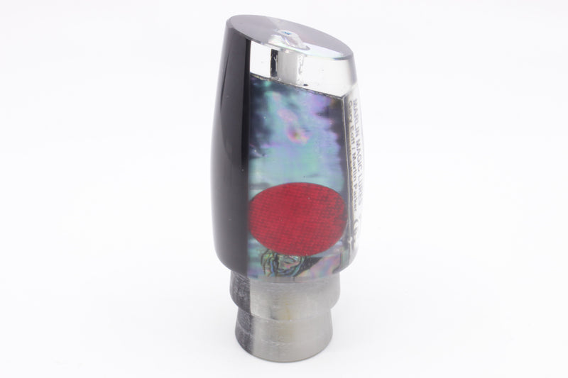 Marlin Magic Blue-Purple Abalone Black Back Red Eyes Lil Dog 12" 5.2oz