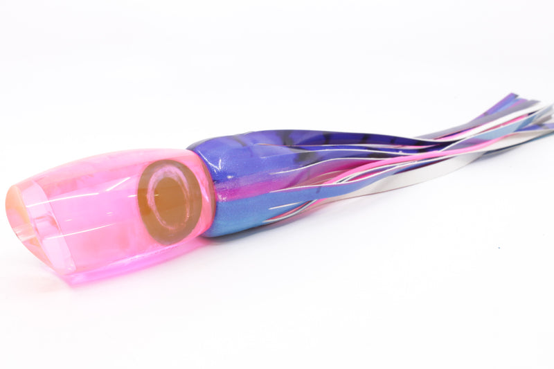 Moyes Lures Pink Resin MOP Taxi Eyes Large Argus 14" 8.5oz FT Vinyl Blue Dream