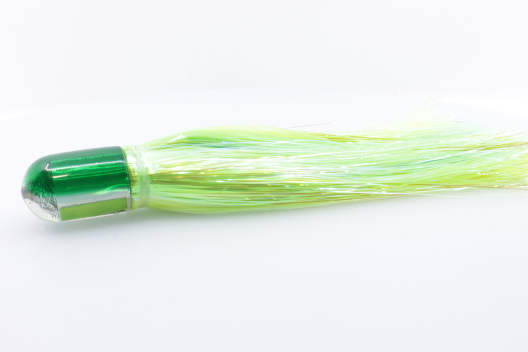 Marlin Magic Lures Lime Green MOP Green Back Jumbo AP Bullet 9" 6oz Strobez