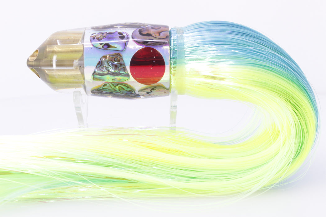 Tanigawa Lures Ice Rainbow Cracked Shell American Express 4-H Bullet 9"+ 9oz Strobez