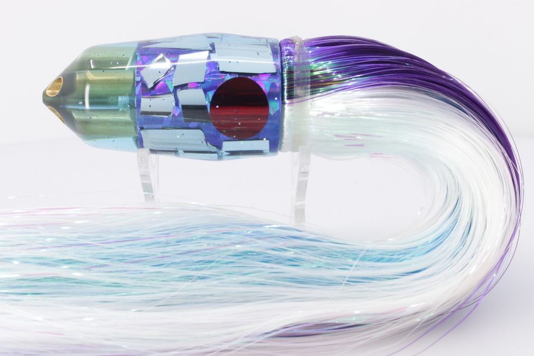 Tanigawa Lures Purple Cracked Glass American Express 4-H Bullet 9"+ 9oz Strobez