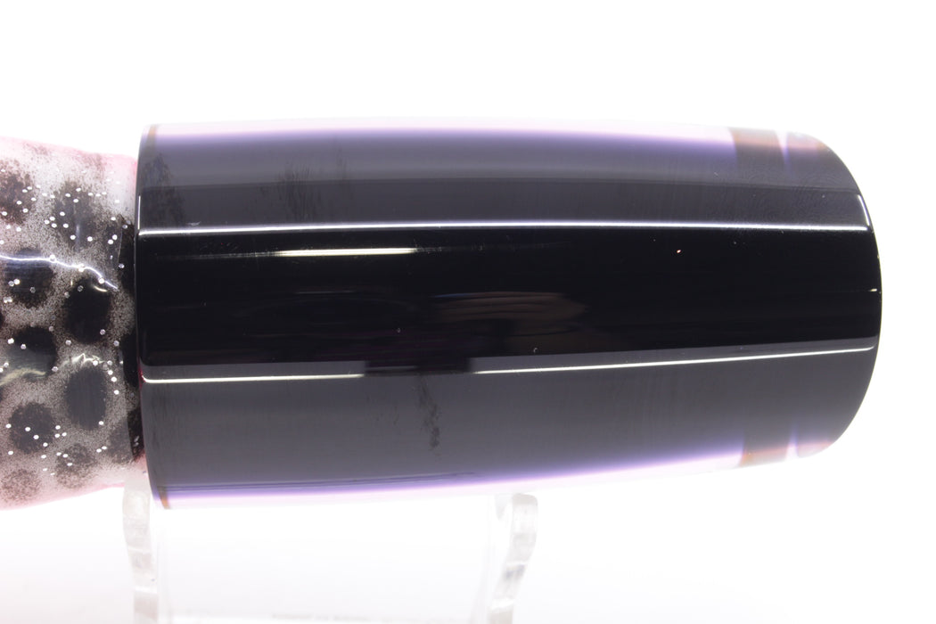 Moyes Lures Rainbow MOP Black-Pink Back Taxi Eyes B.C.K. 14" 11oz Skirted White-Black Dots