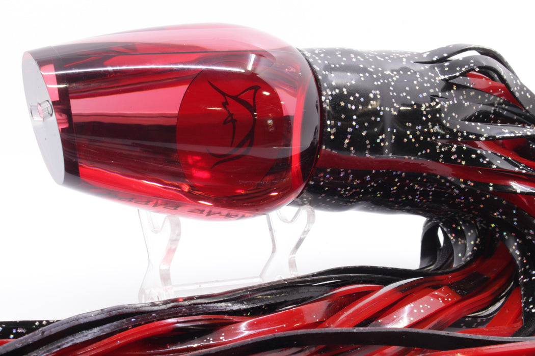 Bonze Lures Red Mirrored Sugar Daddy 14" 16.5oz Black/Black-Red Bars