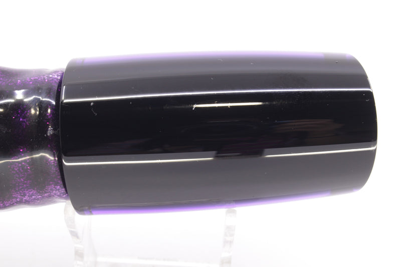 Moyes Lures Purple MOP Black Back Taxi Eyes B.C.K. 14" 11oz Skirted Purple Aurora