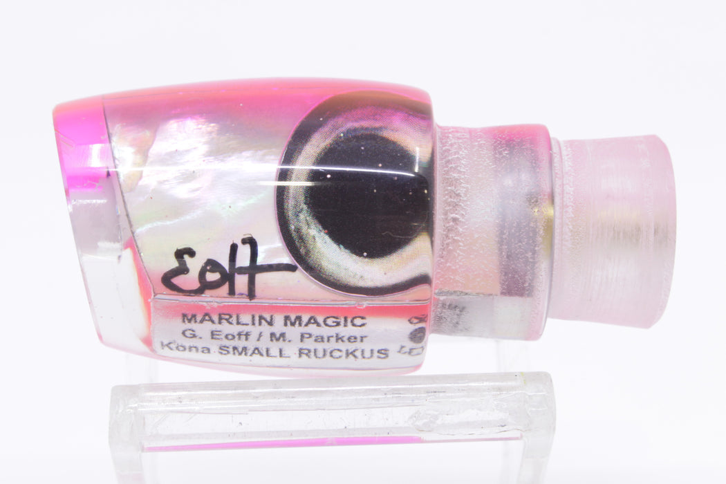 Marlin Magic White Awabi Pink Back Taxi Eyes Small Ruckus 9" 3oz