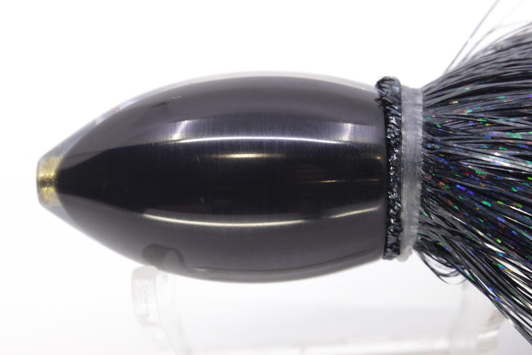 Marlin Magic Lures Tahitian MOP Black Back Teardrop AP Bullet 7" 2.8oz Strobez Black